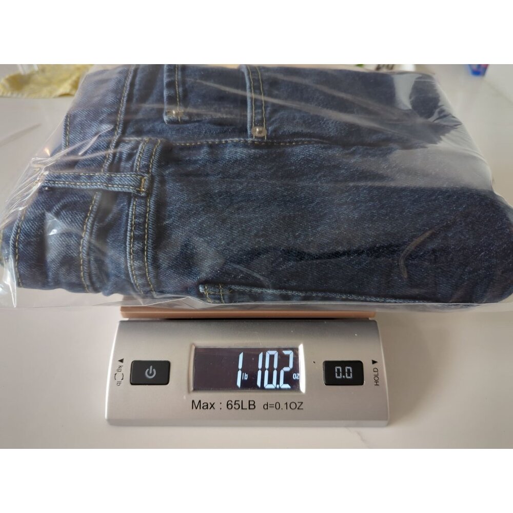 Free Assembly Super High Rise Straight dark wash Womens Jeans size 12 - Picture 14 of 16